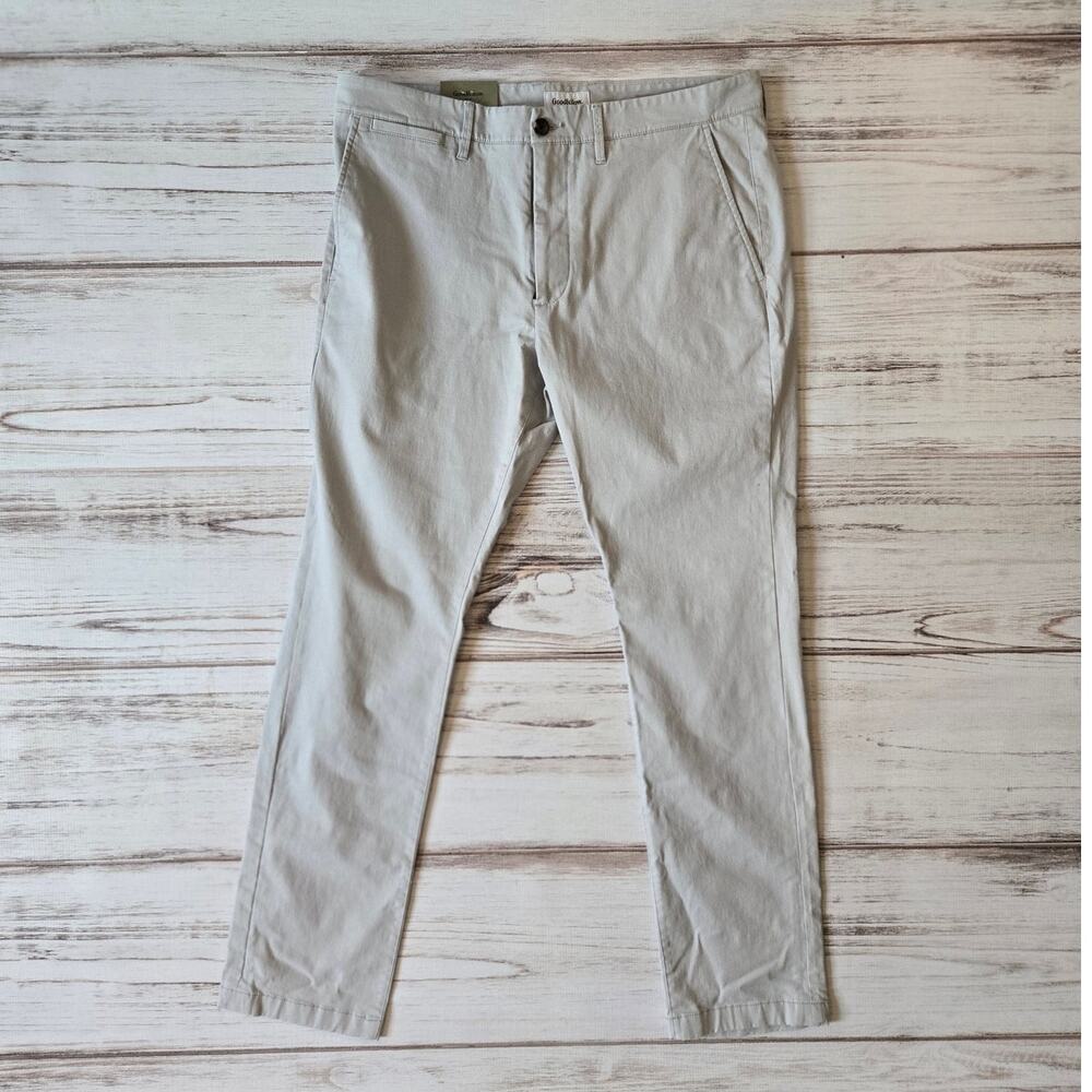 Goodfellow & Co. Gray Hennepin Chino Slim sz 36x32 New